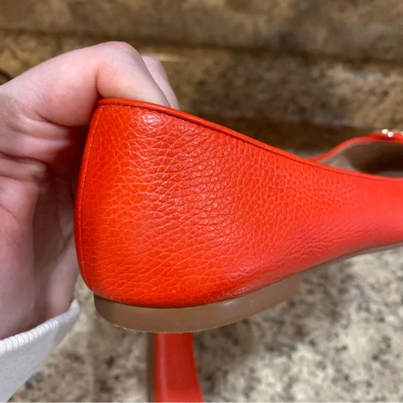 Tory Burch Claire Ballet Flats in Poppy - Picture 11 of 11